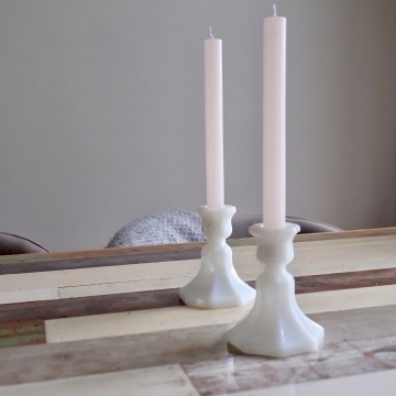 Opaline kandelaars