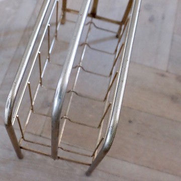 Vintage messing tijdschriftenhouder